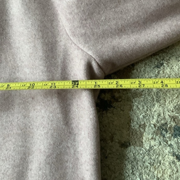 XL Old Navy Pink Soft Long Wool Over Mauve Overcoat Jacket‎ pea coat mid length - Picture 12 of 12